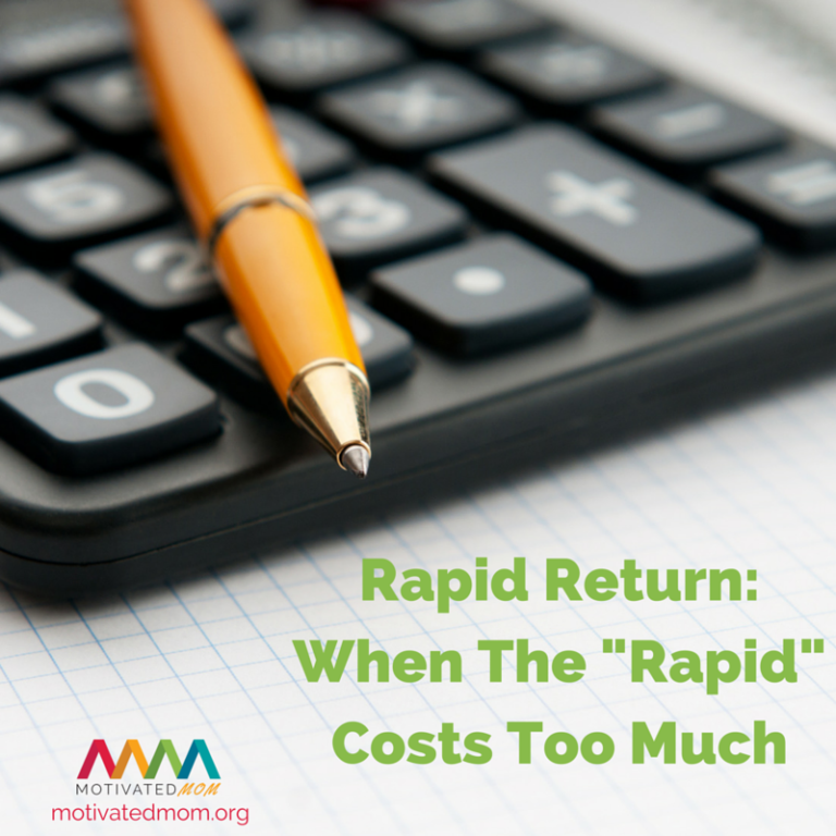 Rapid Return: When the “rapid” costs too much!