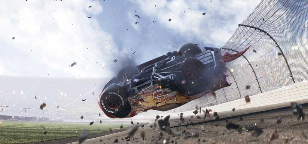 Cars 3 - Lightning McQueen Crash Scene