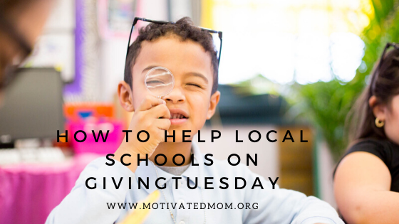 How To Help Local Schools on GivingTuesday