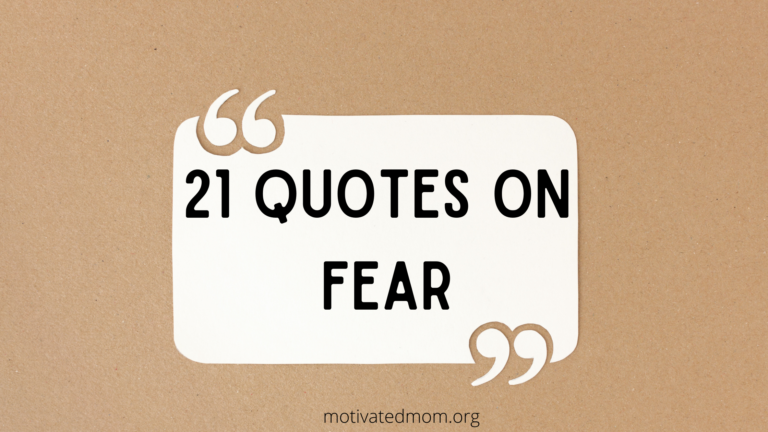 21 Quotes On Fear